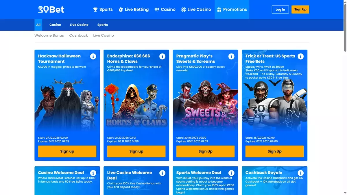 30bet bonus